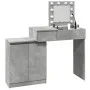 Tocador con luces LED gris hormigón 115x37x110,5 cm by , Bedroom Dressers - Ref: Foro24-848230, Price: 121,25 €, Discount: %