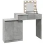 Tocador con luces LED gris hormigón 115x37x110,5 cm by , Bedroom Dressers - Ref: Foro24-848230, Price: 121,25 €, Discount: %