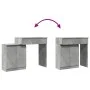 Tocador con luces LED gris hormigón 115x37x110,5 cm by , Bedroom Dressers - Ref: Foro24-848230, Price: 121,25 €, Discount: %