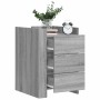 Mesita de noche madera de ingeniería gris Sonoma 45x50x65 cm de , Mesitas de noche - Ref: Foro24-848309, Precio: 97,09 €