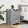 Mesita de noche madera de ingeniería gris Sonoma 45x50x65 cm by , Nightstands - Ref: Foro24-848309, Price: 93,79 €, Discount: %