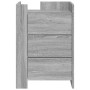 Mesita de noche madera de ingeniería gris Sonoma 45x50x65 cm de , Mesitas de noche - Ref: Foro24-848309, Precio: 97,09 €