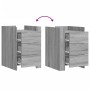 Mesita de noche madera de ingeniería gris Sonoma 45x50x65 cm de , Mesitas de noche - Ref: Foro24-848309, Precio: 97,09 €
