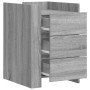 Mesita de noche madera de ingeniería gris Sonoma 45x50x65 cm by , Nightstands - Ref: Foro24-848309, Price: 93,79 €, Discount: %