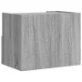 Mesita de noche de pared color gris Sonoma 45x30x35 cm by , Nightstands - Ref: Foro24-848321, Price: 39,66 €, Discount: %