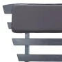 Garden bench with cushions 2 in 1 190 cm gray acacia wood by vidaXL, garden benches - Ref: Foro24-312119, Price: 291,85 €, Di...