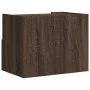 Mesita de noche de pared marrón roble 45x30x35 cm de , Mesitas de noche - Ref: Foro24-848323, Precio: 39,66 €, Descuento: %