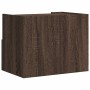 Mesita de noche de pared marrón roble 45x30x35 cm by , Nightstands - Ref: Foro24-848323, Price: 40,20 €, Discount: %