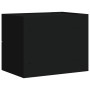 Mesitas de noche de pared 2 unidades negra 45x30x35 cm de , Mesitas de noche - Ref: Foro24-848328, Precio: 75,82 €, Descuento: %