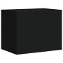 Mesitas de noche de pared 2 unidades negra 45x30x35 cm de , Mesitas de noche - Ref: Foro24-848328, Precio: 74,95 €, Descuento: %