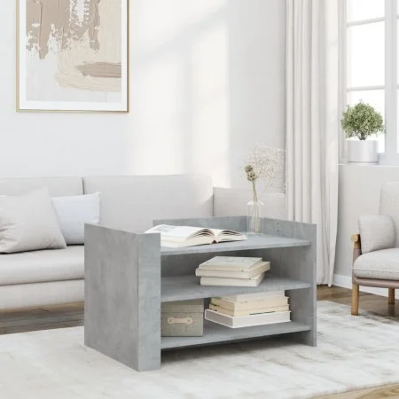 Mesa de centro madera de ingeniería gris hormigón 80x50x50 cm de , Mesas de centro - Ref: Foro24-848342, Precio: 60,14 €, Des...