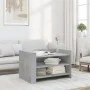 Mesa de centro madera de ingeniería gris hormigón 80x50x50 cm de , Mesas de centro - Ref: Foro24-848342, Precio: 60,14 €, Des...