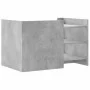 Mesa de centro madera de ingeniería gris hormigón 80x50x50 cm de , Mesas de centro - Ref: Foro24-848342, Precio: 60,14 €, Des...