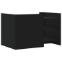 Mesa de centro madera de ingeniería negra 80x50x50 cm de , Mesas de centro - Ref: Foro24-848340, Precio: 62,38 €