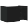 Mesa de centro madera de ingeniería negra 80x50x50 cm by , Coffee table - Ref: Foro24-848340, Price: 61,71 €, Discount: %