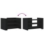 Mesa de centro madera de ingeniería negra 80x50x50 cm von , Couchtisch - Ref: Foro24-848340, Preis: 62,46 €, Rabatt: %