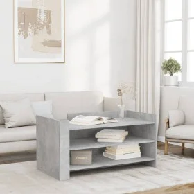 Mesa de centro madera de ingeniería gris hormigón 100x50x50 cm by , Coffee table - Ref: Foro24-848349, Price: 70,02 €, Discou...