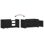 Mesa de centro de madera de ingeniería negra 100x50x50 cm by , Coffee table - Ref: Foro24-848361, Price: 78,60 €, Discount: %