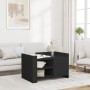 Mesa de centro madera de ingeniería negra 80x50x50 cm by , Coffee table - Ref: Foro24-848354, Price: 67,06 €, Discount: %