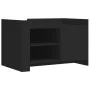 Mesa de centro madera de ingeniería negra 80x50x50 cm by , Coffee table - Ref: Foro24-848354, Price: 66,24 €, Discount: %