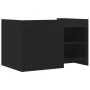 Schwarzer Couchtisch aus Holzwerkstoff 80x50x50 cm von , Couchtisch - Ref: Foro24-848354, Preis: 66,24 €, Rabatt: %