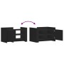 Mesa de centro madera de ingeniería negra 80x50x50 cm by , Coffee table - Ref: Foro24-848354, Price: 67,06 €, Discount: %