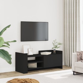 Mueble para TV madera contrachapada negra 100x35x40 cm de , Muebles TV - Ref: Foro24-848375, Precio: 64,93 €, Descuento: %