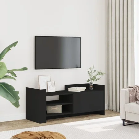 Fernsehmöbel aus schwarzem Sperrholz 100x35x40 cm von , TV-Möbel - Ref: Foro24-848375, Preis: 64,02 €, Rabatt: %