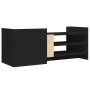 Mueble para TV madera contrachapada negra 100x35x40 cm de , Muebles TV - Ref: Foro24-848375, Precio: 66,93 €, Descuento: %