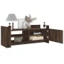 Mueble TV madera contrachapada color marrón roble 100x35x40 cm de , Muebles TV - Ref: Foro24-848380, Precio: 64,78 €, Descuen...