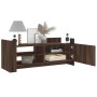Mueble TV madera contrachapada color marrón roble 100x35x40 cm by , TV Furniture - Ref: Foro24-848380, Price: 65,69 €, Discou...
