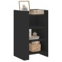 Aparador de madera de ingeniería negro 45x35x75 cm by , Sideboards - Ref: Foro24-848382, Price: 53,01 €, Discount: %