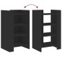 Schwarzer Schrank aus Holzwerkstoff 45x35x75 cm von , Sideboards - Ref: Foro24-848382, Preis: 53,01 €, Rabatt: %