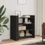 Aparador de madera de ingeniería negro 73,5x35x75 cm by , Sideboards - Ref: Foro24-848389, Price: 62,16 €, Discount: %