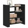 Aparador de madera de ingeniería negro 73,5x35x75 cm by , Sideboards - Ref: Foro24-848389, Price: 62,16 €, Discount: %