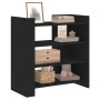 Schwarzer Schrank aus Holzwerkstoff 73,5x35x75 cm von , Sideboards - Ref: Foro24-848389, Preis: 63,31 €, Rabatt: %