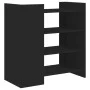 Aparador de madera de ingeniería negro 73,5x35x75 cm by , Sideboards - Ref: Foro24-848389, Price: 62,16 €, Discount: %