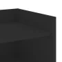 Aparador de madera de ingeniería negro 73,5x35x75 cm by , Sideboards - Ref: Foro24-848389, Price: 62,16 €, Discount: %