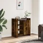 Aparador de madera de ingeniería roble ahumado 73,5x35x75 cm by , Sideboards - Ref: Foro24-848406, Price: 72,37 €, Discount: %
