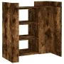 Aparador de madera de ingeniería roble ahumado 73,5x35x75 cm by , Sideboards - Ref: Foro24-848406, Price: 72,37 €, Discount: %