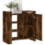 Aparador de madera de ingeniería roble ahumado 73,5x35x75 cm by , Sideboards - Ref: Foro24-848406, Price: 72,37 €, Discount: %