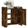 Aparador de madera de ingeniería roble ahumado 73,5x35x75 cm by , Sideboards - Ref: Foro24-848406, Price: 73,52 €, Discount: %