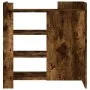Aparador de madera de ingeniería roble ahumado 73,5x35x75 cm by , Sideboards - Ref: Foro24-848406, Price: 72,37 €, Discount: %