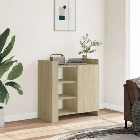 Ingeneering Holz Sideboard Eiche Sonoma 73,5x35x75 cm von , Sideboards - Ref: Foro24-848404, Preis: 69,32 €, Rabatt: %