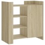 Aparador de madera de ingeniería roble Sonoma 73,5x35x75 cm by , Sideboards - Ref: Foro24-848404, Price: 70,36 €, Discount: %