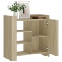 Ingeneering Holz Sideboard Eiche Sonoma 73,5x35x75 cm von , Sideboards - Ref: Foro24-848404, Preis: 70,36 €, Rabatt: %