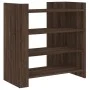 Aparador de madera de ingeniería marrón roble 73,5x35x75 cm de , Aparadores - Ref: Foro24-848394, Precio: 58,31 €, Descuento: %