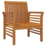 Sessel mit dunkelgrauen Kissen 2 Stück massives Akazienholz von vidaXL, Gartenstühle - Ref: Foro24-312138, Preis: 260,88 €, R...