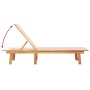 Tumbonas 2 unidades madera maciza de acacia y textileno crema von , Liegen - Ref: Foro24-3279248, Preis: 314,02 €, Rabatt: %