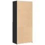 Hoher schwarzer Schrank aus Holzwerkstoff 80x42,5x185 cm. von , Sideboards - Ref: Foro24-3281379, Preis: 208,28 €, Rabatt: %